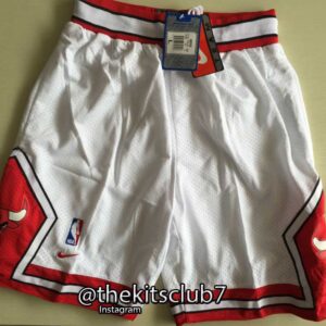 מכנס כדורסל שיקגו בולס  BULLS SHORTS WHITE 2025  משלוח חינם