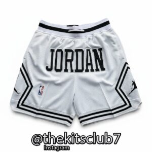 מכנס כדורסל אופנתי 2026 Just*Don WHITE JORDAN. משלוח חינם