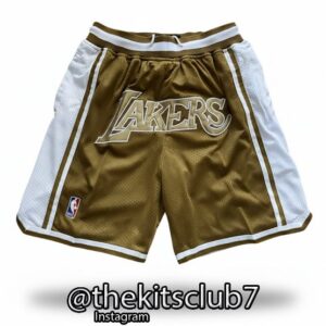 מכנס כדורסל אופנתי 2026 Just*Don LAKERS GOLD. משלוח חינם