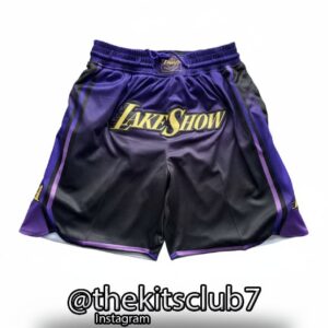 מכנס כדורסל אופנתי 2026 Just*Don LAKERS LAKESHOW. משלוח חינם