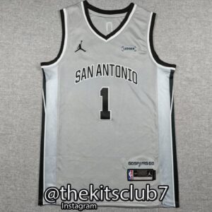 גופיית כדורסל אן.בי.איי סן אנטוניו וומבי 2026 SAN ANTONIO STATEMENT EDITION WEMBANIAMA. משלוח חינם