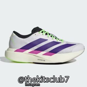 נעלי ריצה אדידס  ADIDAS ADIZERO EVO SL WHITE PURPLE  . מידות 36-45. משלוח חינם